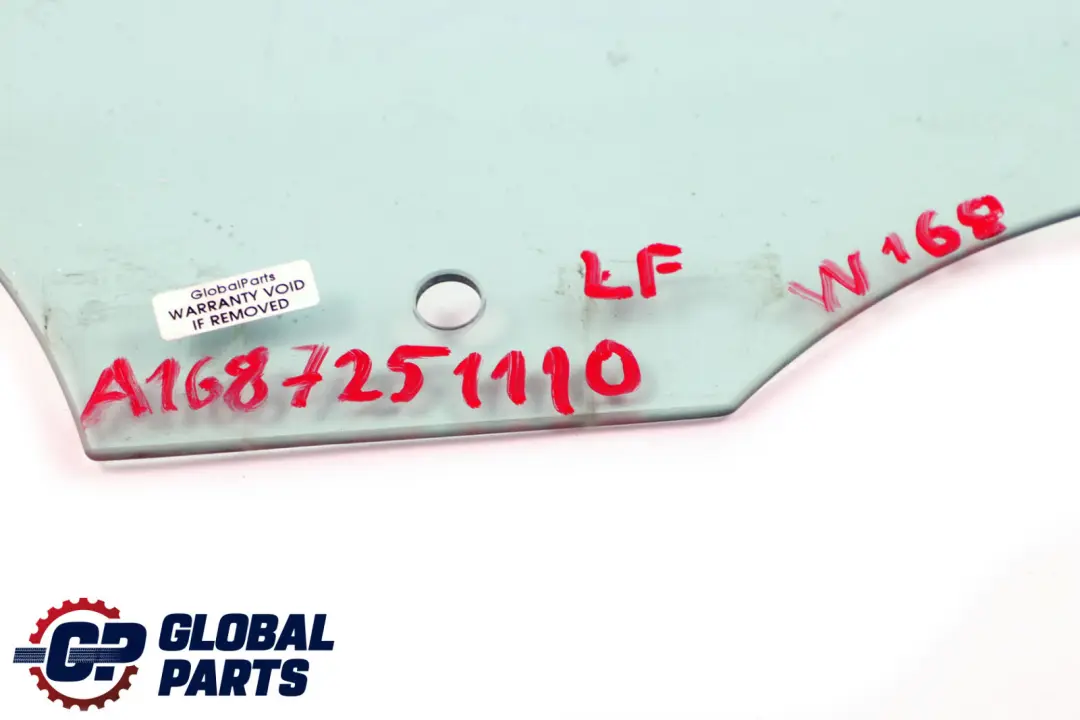 Mercedes W168 Front Side Window Glass AS2 Glazing Left N/S - SKU A1687251110 - Part number A1687251110