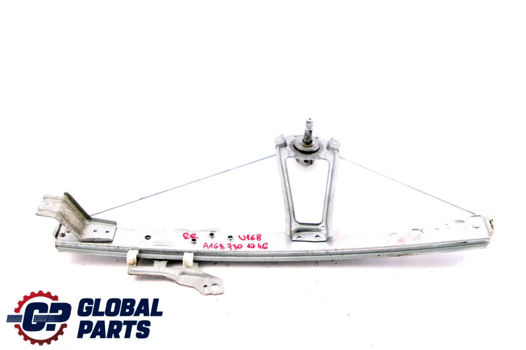 Mercedes-Benz A-Class W168 Rear Right Door O/S Window Regulator Lifter Manual to with Part number A1687301046 Mercedes-Benz A-Class W168 Rear Right Door O/S Window Regulator Lifter Manual - SKU A1687301046 - Part number A1687301046