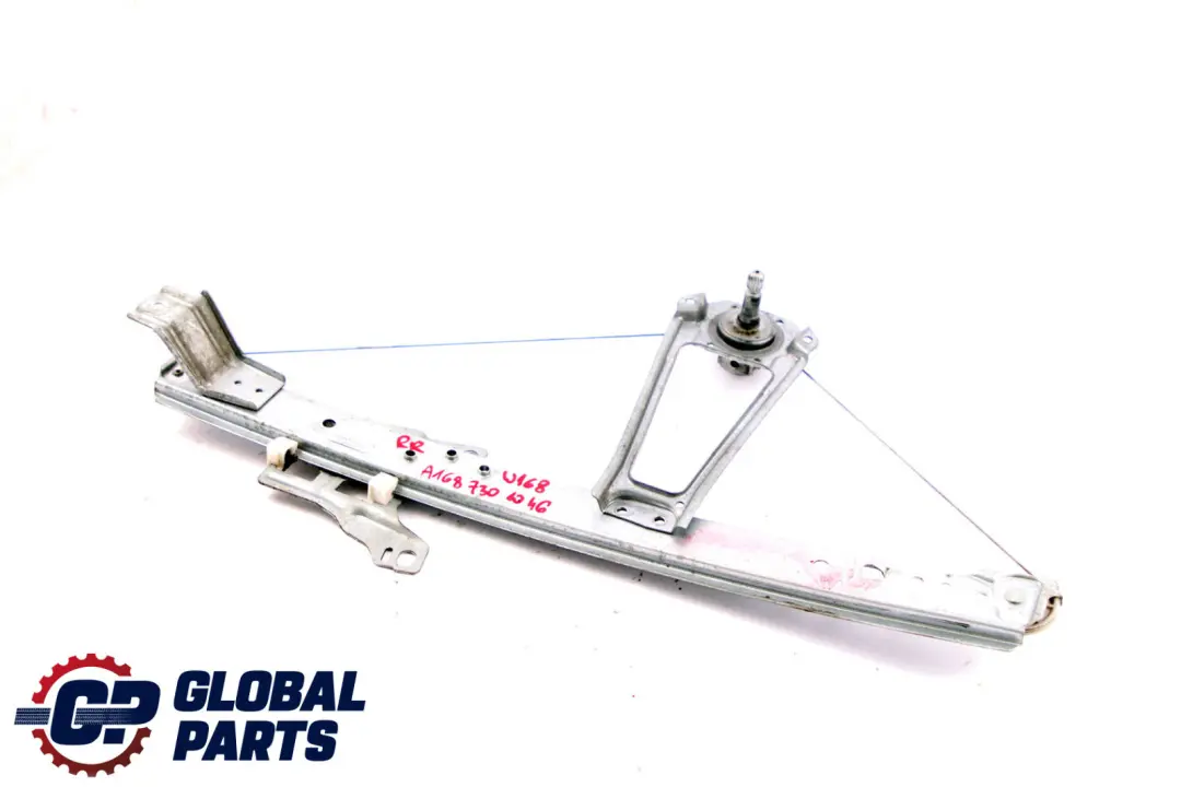 Mercedes-Benz A-Class W168 Rear Right Door O/S Window Regulator Lifter Manual to with Part number A1687301046 Mercedes-Benz A-Class W168 Rear Right Door O/S Window Regulator Lifter Manual - SKU A1687301046 - Part number A1687301046