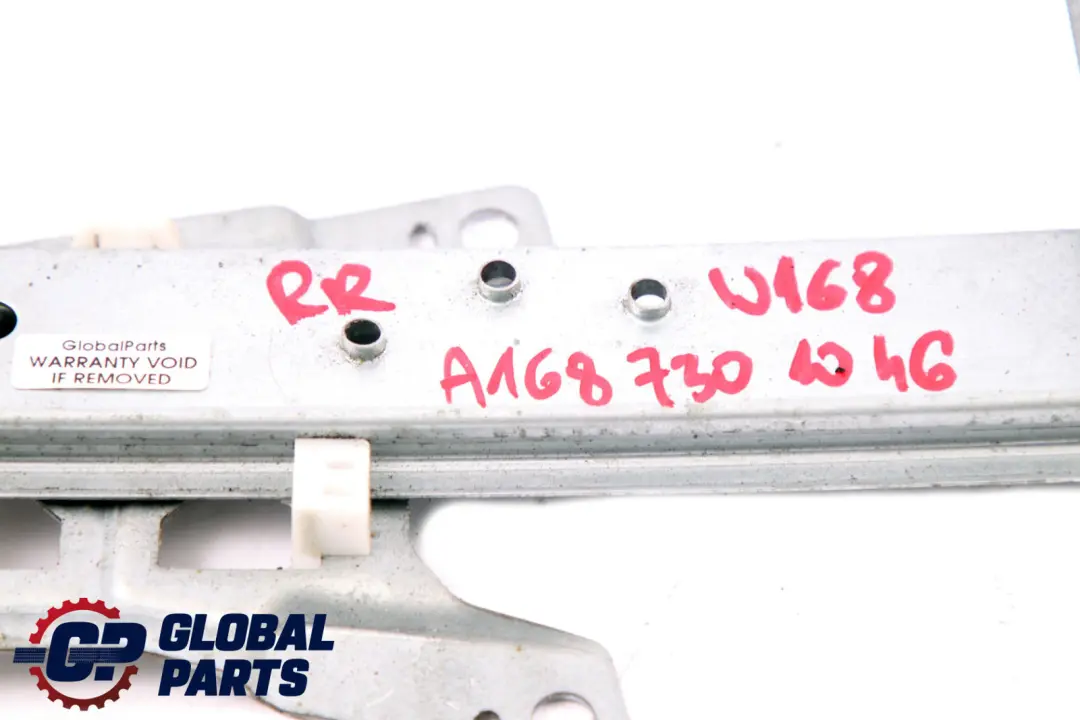  Mercedes-Benz A-Class W168 Rear Right Door O/S Window Regulator Lifter Manual - SKU A1687301046 - Part number A1687301046