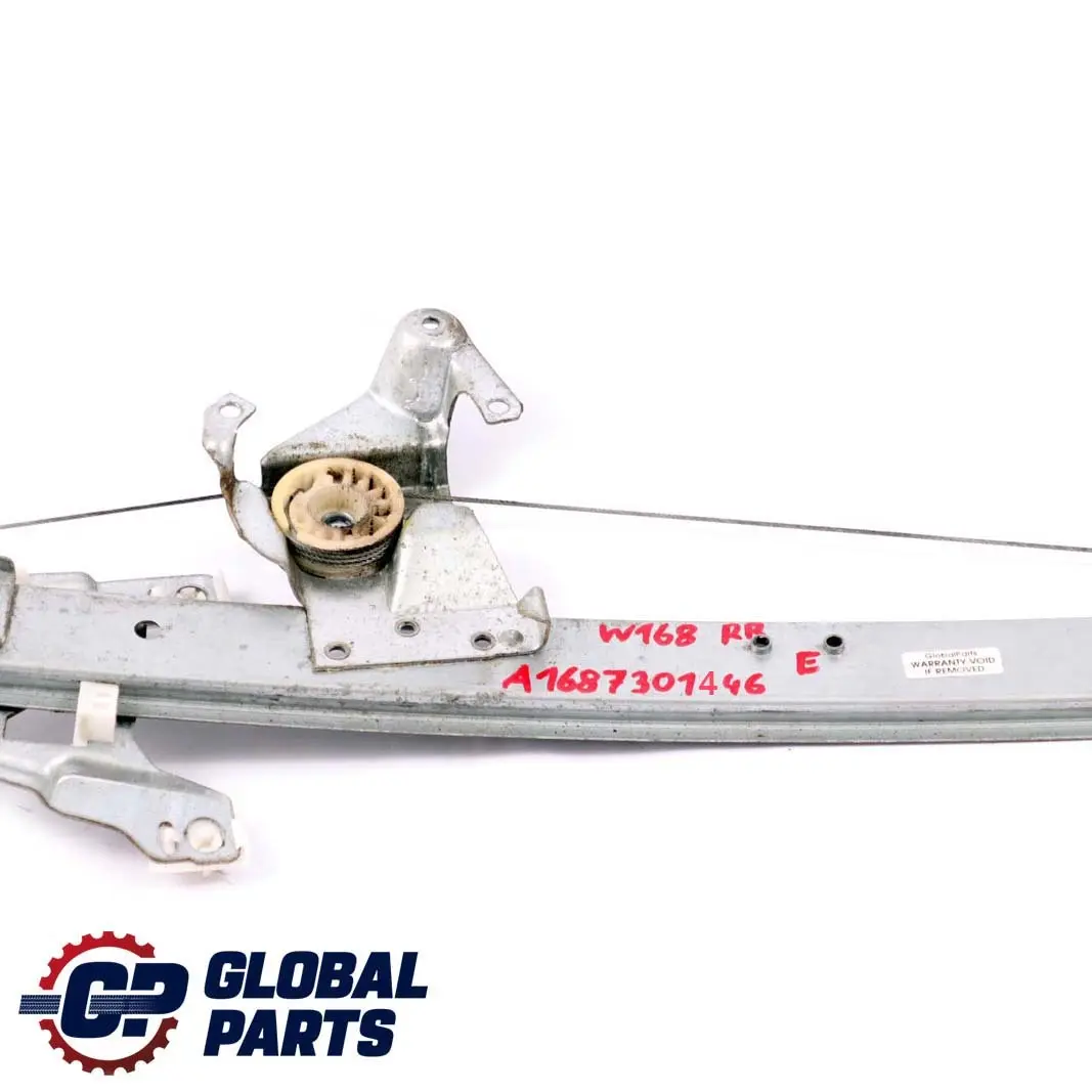 Mercedes-Benz A W168 Rear Right Door O/S Window Regulator Lifter to with Part number A1687301446 Mercedes-Benz A W168 Rear Right Door O/S Window Regulator Lifter - SKU A1687301446 - Part number A1687301446