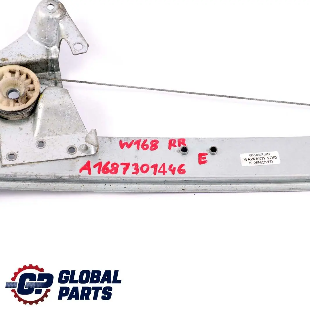 Mercedes-Benz A W168 Rear Right Door O/S Window Regulator Lifter to with Part number A1687301446 Mercedes-Benz A W168 Rear Right Door O/S Window Regulator Lifter - SKU A1687301446 - Part number A1687301446