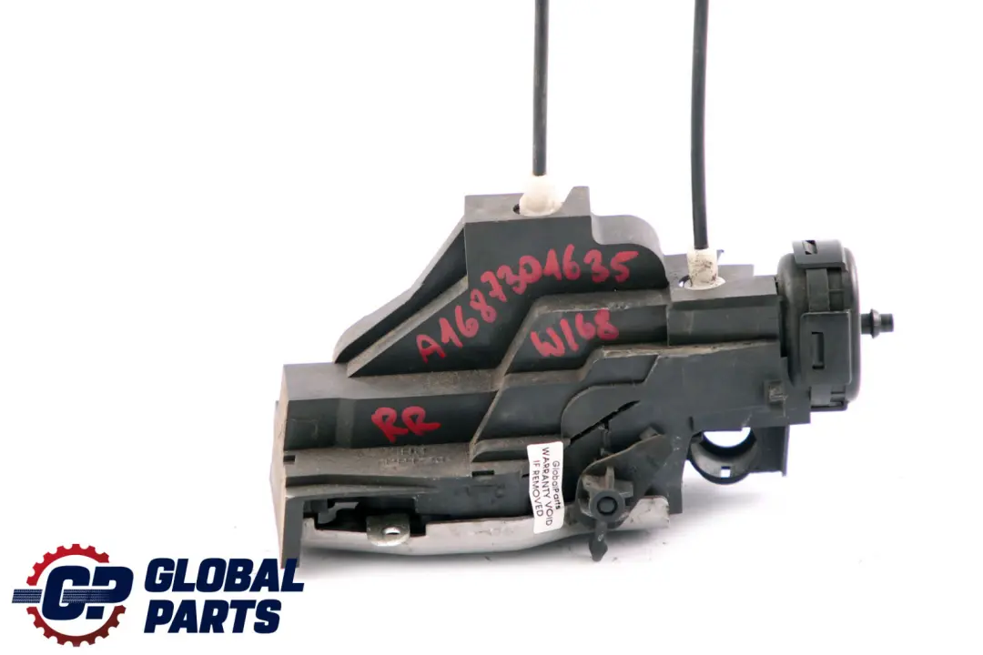 Mercedes-Benz A-Class W168 Rear Right O/S Door Lock Latch Mechanism Actuator to with Part number A1687301635 Mercedes-Benz A-Class W168 Rear Right O/S Door Lock Latch Mechanism Actuator - SKU A1687301635 - Part number A1687301635