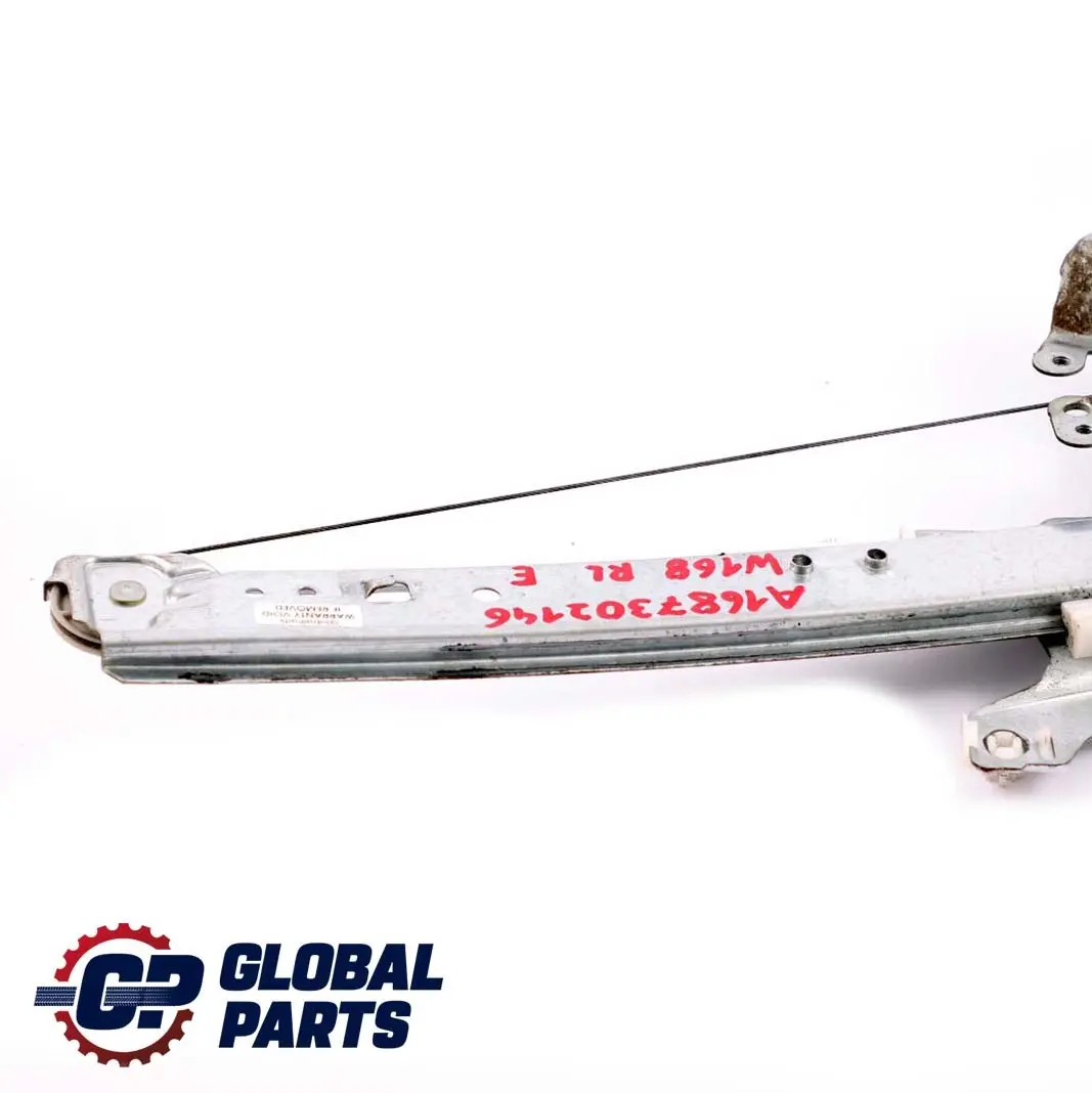 Left Door N/S Window Regulator Lifter to Mercedes A-Class W168 Rear with Part number A1687302146 Mercedes A-Class W168 Rear Left Door N/S Window Regulator Lifter - SKU A1687302146 - Part number A1687302146