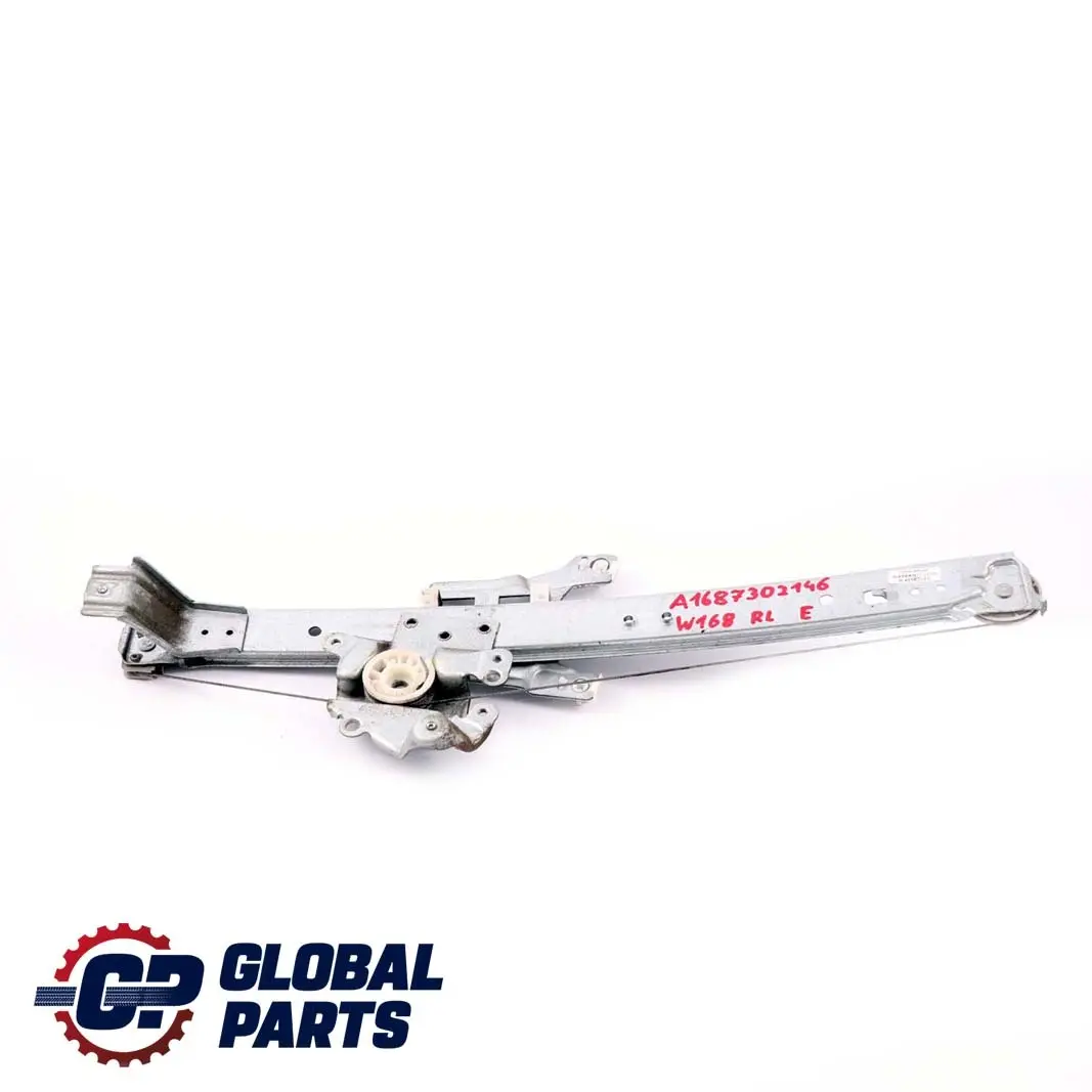 Left Door N/S Window Regulator Lifter to Mercedes A-Class W168 Rear with Part number A1687302146 Mercedes A-Class W168 Rear Left Door N/S Window Regulator Lifter - SKU A1687302146 - Part number A1687302146