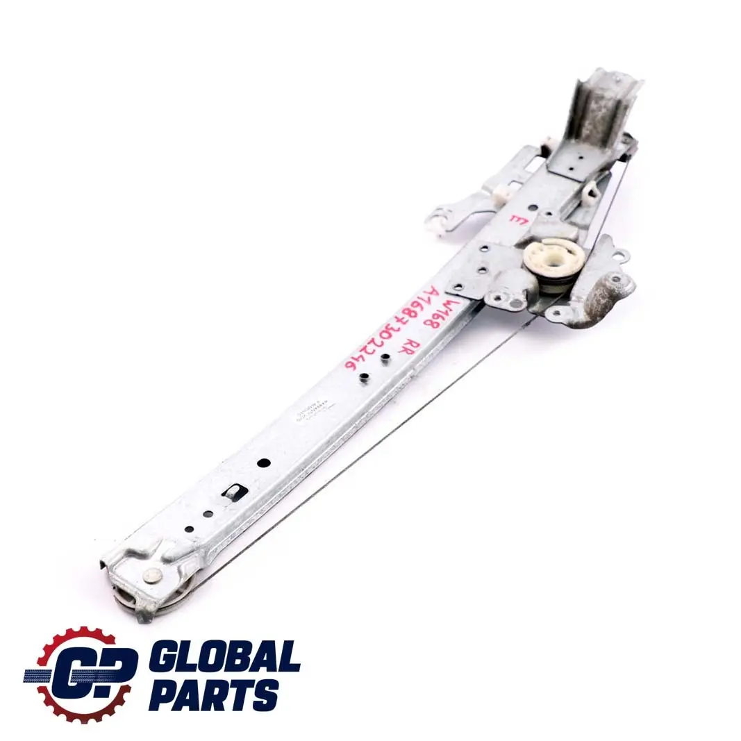 Right Door O/S Window Regulator Lifter to Mercedes A-Class W168 Rear with Part number A1687302246 Mercedes A-Class W168 Rear Right Door O/S Window Regulator Lifter - SKU A1687302246 - Part number A1687302246