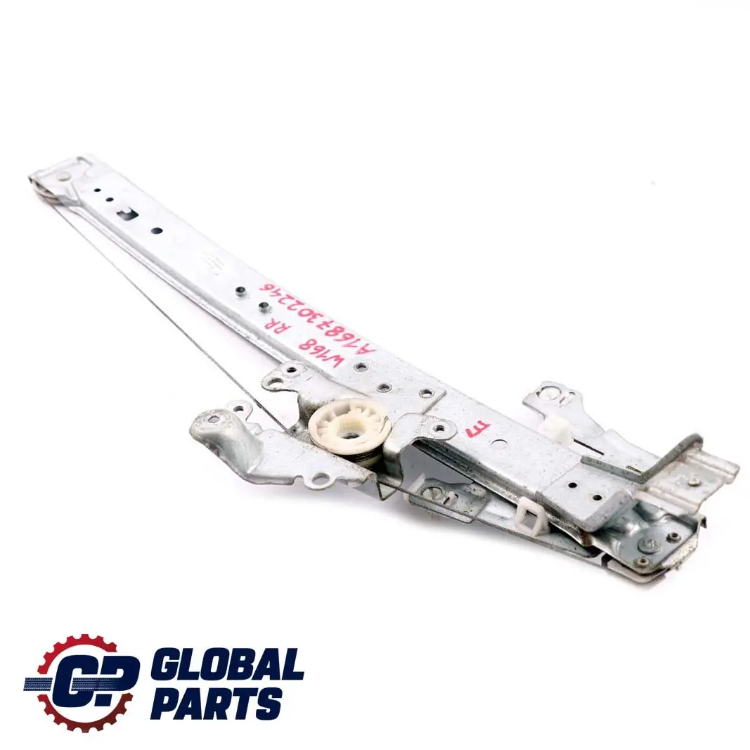 Right Door O/S Window Regulator Lifter to Mercedes A-Class W168 Rear with Part number A1687302246 Mercedes A-Class W168 Rear Right Door O/S Window Regulator Lifter - SKU A1687302246 - Part number A1687302246