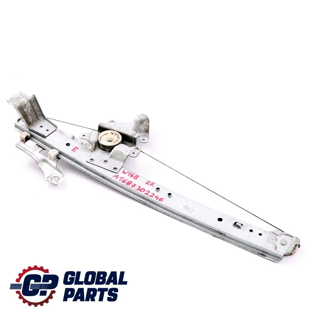Clase A W168 Puerta Trasera Derecha Elevalunas Elevador para Mercedes con número de pieza A1687302246 Mercedes Clase A W168 Puerta Trasera Derecha Elevalunas Elevador - SKU A1687302246 - Número de pieza A1687302246