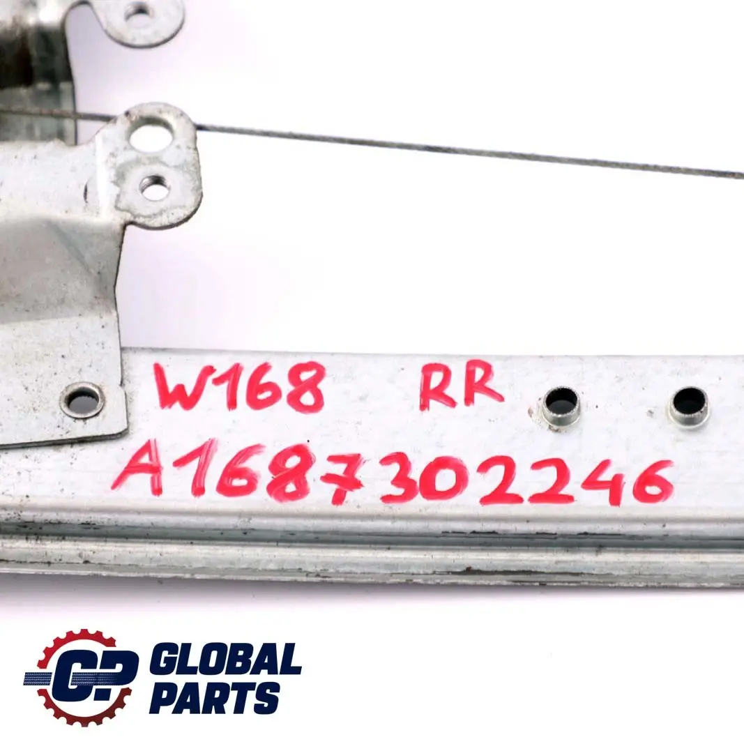 Mercedes A-Class W168 Rear Right Door O/S Window Regulator Lifter - SKU A1687302246 - Part number A1687302246