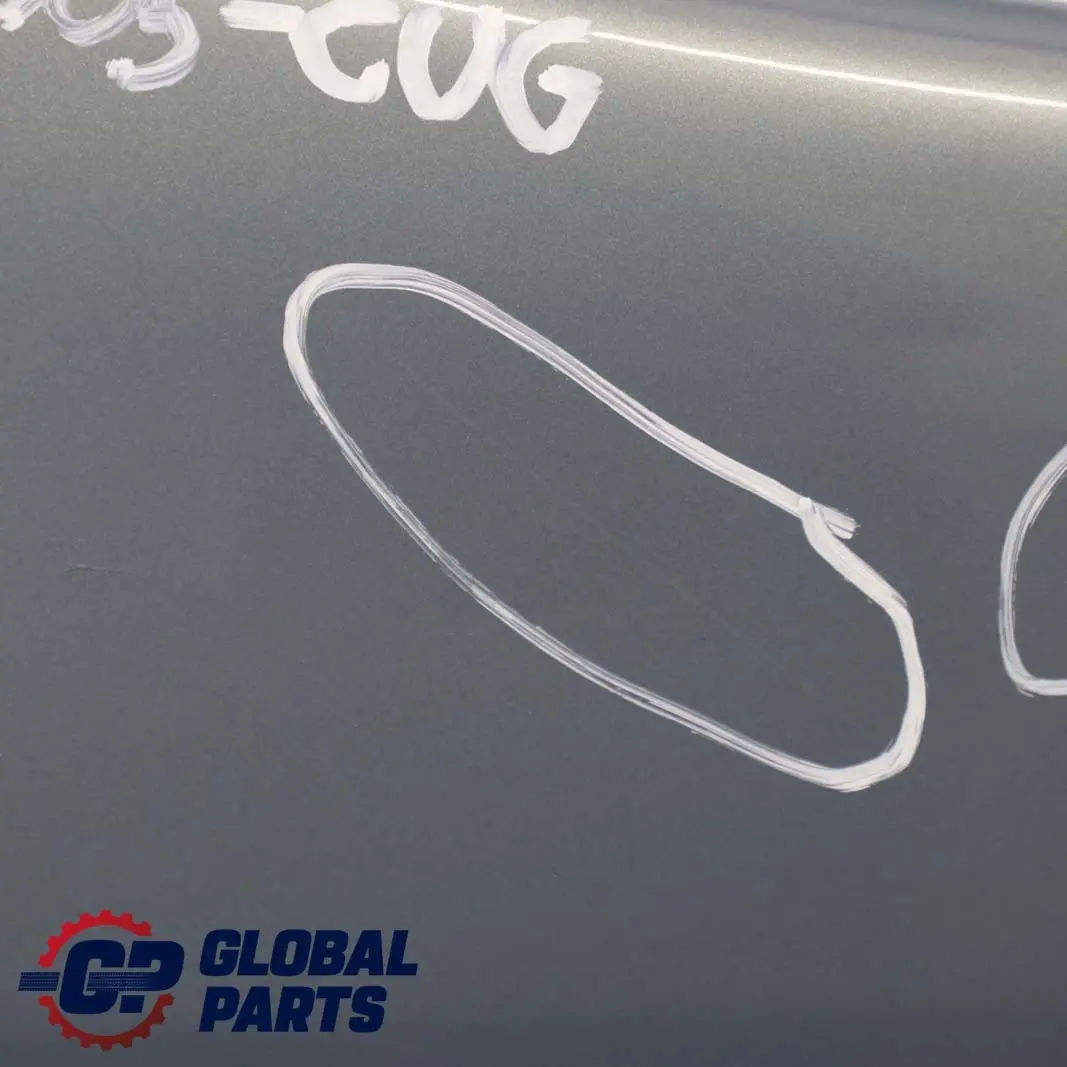 Mercedes-Benz A-Class W168 Door Rear Right O/S Cumulus Grey Metallic - 757 to with Part number A1687302405 Mercedes-Benz A-Class W168 Door Rear Right O/S Cumulus Grey Metallic - 757 - SKU A1687302405-CUG - Part number A1687302405