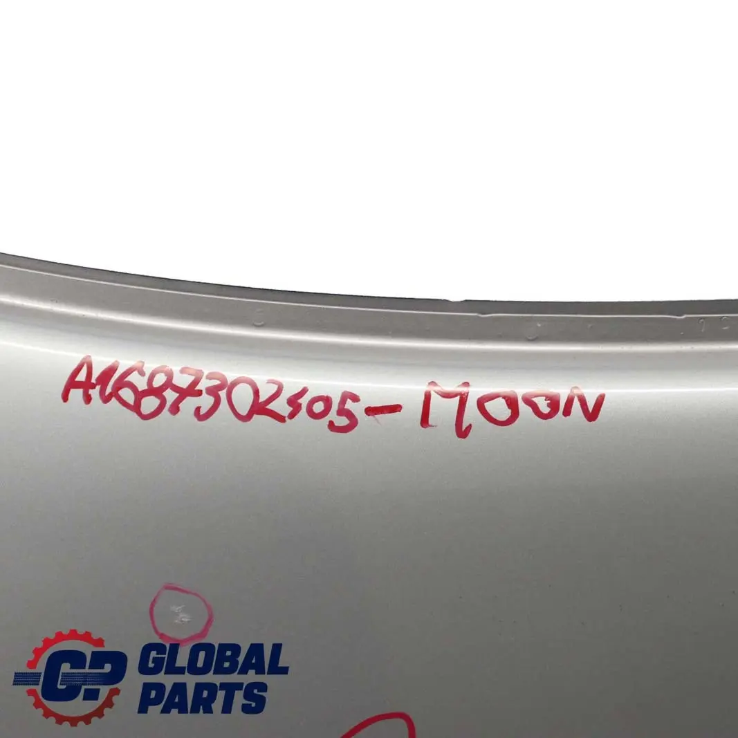 Mercedes-Benz A-Class W168 Door Rear Right O/S Moonlight Silver Metallic - 706 to with Part number A1687302405 Mercedes-Benz A-Class W168 Door Rear Right O/S Moonlight Silver Metallic - 706 - SKU A1687302405-MOON - Part number A1687302405