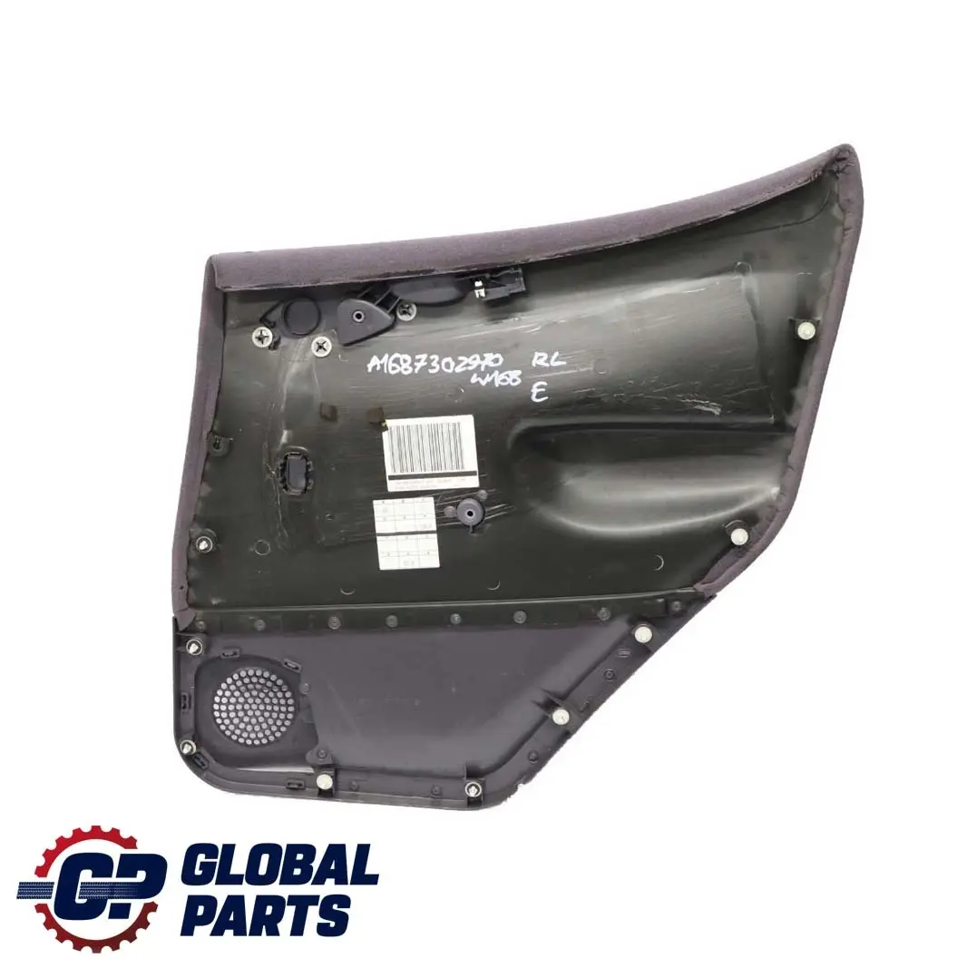  Mercedes-Benz A-Class W168 Rear Left N/S Door Card Trim Panel Cloth Slate Grey - SKU A1687302970 - Part number A1687302970