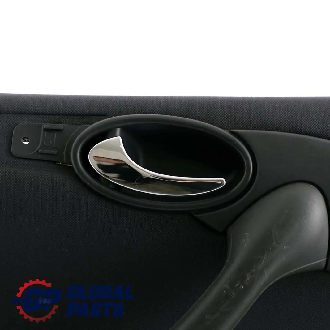 Mercedes W168 V168 Trasero Izquierdo Panel Tarjeta de Puerta Tela Gris Pizarra - SKU A1687306570 - Número de pieza A1687306570