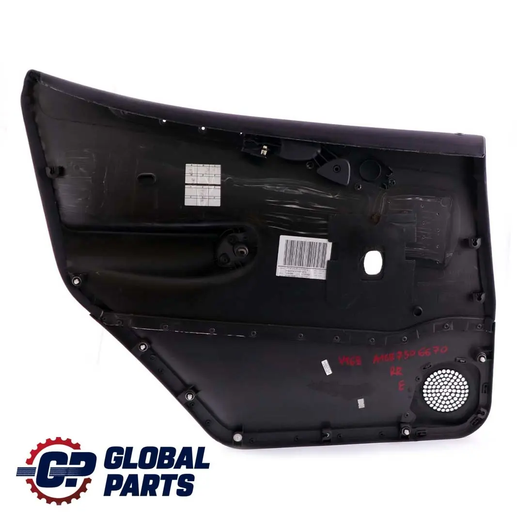 Mercedes-Benz A W168 V168 Rear Right O/S Door Card Trim Panel Cloth Slate Grey - SKU A1687306670 - Part number A1687306670