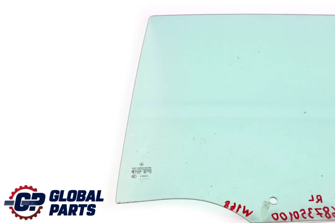 Mercedes Benz a Class W168 Posteriore Sinistra Blu Vetro Disco AS2 - SKU A1687350100 - Numero di parte A1687350100
