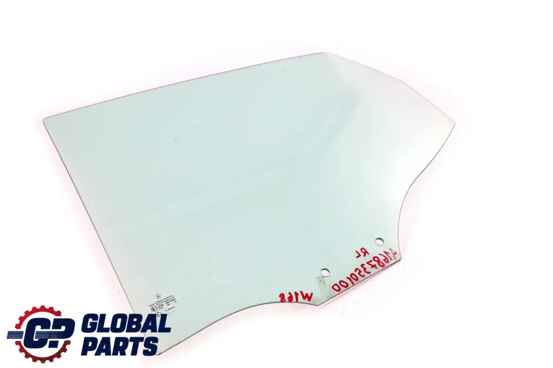 Mercedes-Benz A-Class W168 Rear Door Left N/S Window Glass AS2 to with Part number A1687350100 Mercedes-Benz A-Class W168 Rear Door Left N/S Window Glass AS2 - SKU A1687350100 - Part number A1687350100