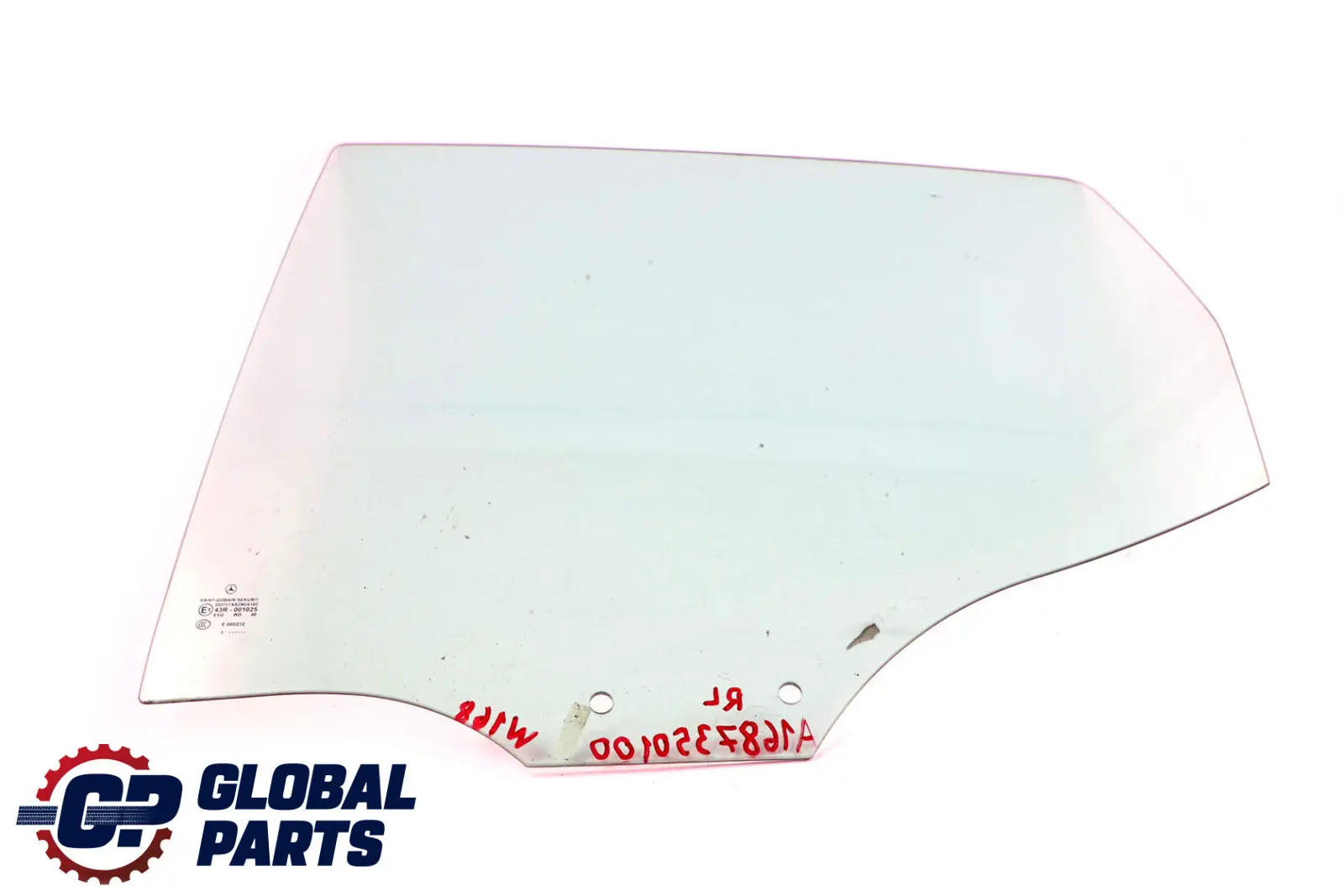 Mercedes Benz a Class W168 Posteriore Sinistra Blu Vetro Disco AS2 A1687350100