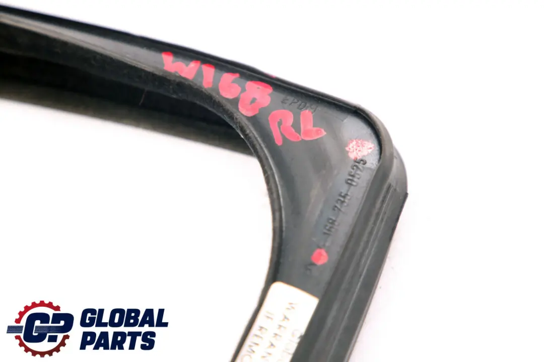 Mercedes-Benz W168 Porte Arriere Gauche Guidage de Fenetre pour à propos du numéro de pièce A1687350525 Mercedes-Benz W168 Porte Arriere Gauche Guidage de Fenetre - SKU A1687350525 - Numéro de pièce A1687350525