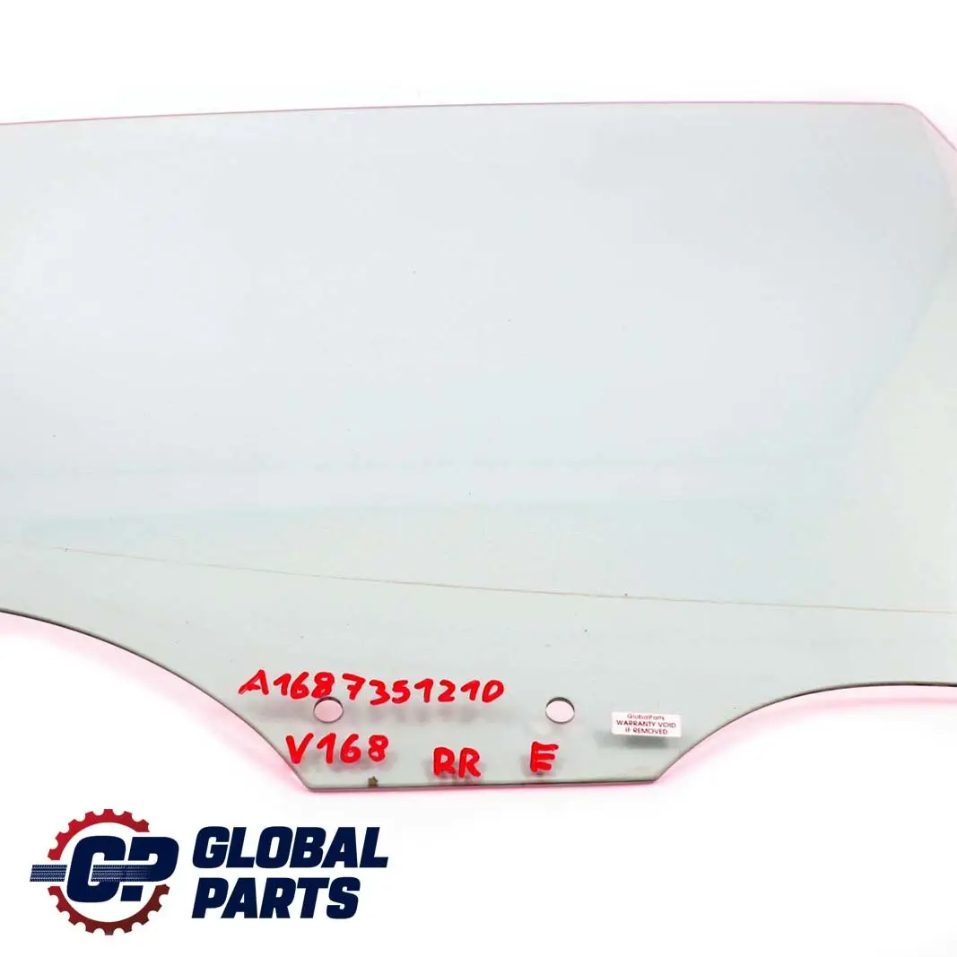 Mercedes Benz a Class W168 Posteriore Destra Blu Vetro Disco AS2 - SKU A1687351210 - Numero di parte A1687351210