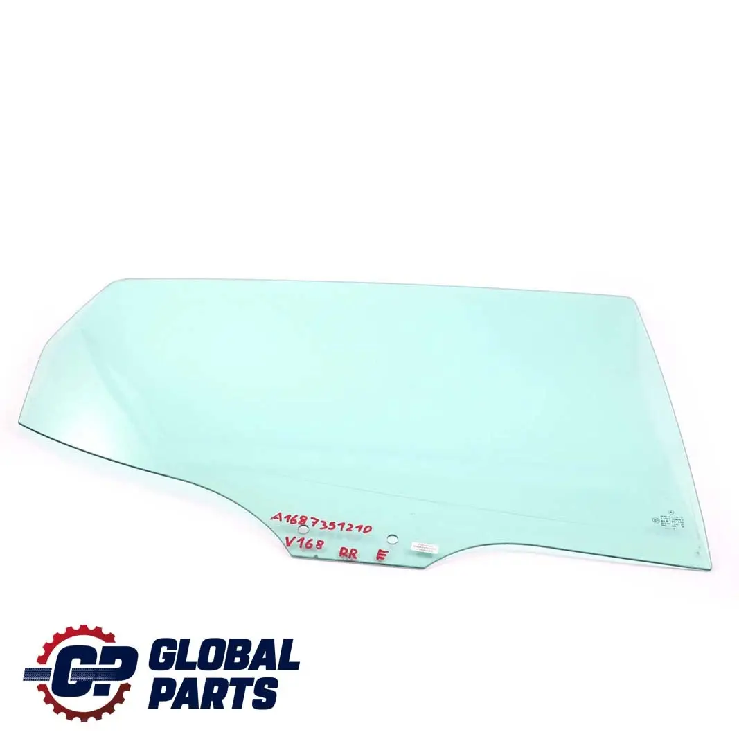 Benz a Class W168 Posteriore Destra Blu Vetro Disco AS2 per Mercedes con numero di parte A1687351210 Mercedes Benz a Class W168 Posteriore Destra Blu Vetro Disco AS2 - SKU A1687351210 - Numero di parte A1687351210