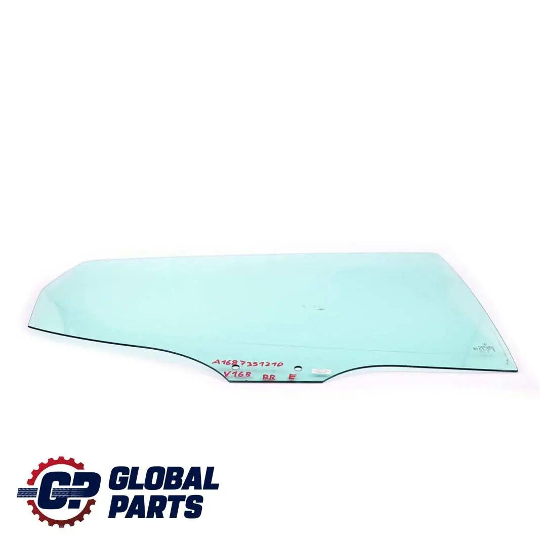  Mercedes-Benz A-Class W168 Rear Door Right O/S Window Glass AS2 - SKU A1687351210 - Part number A1687351210