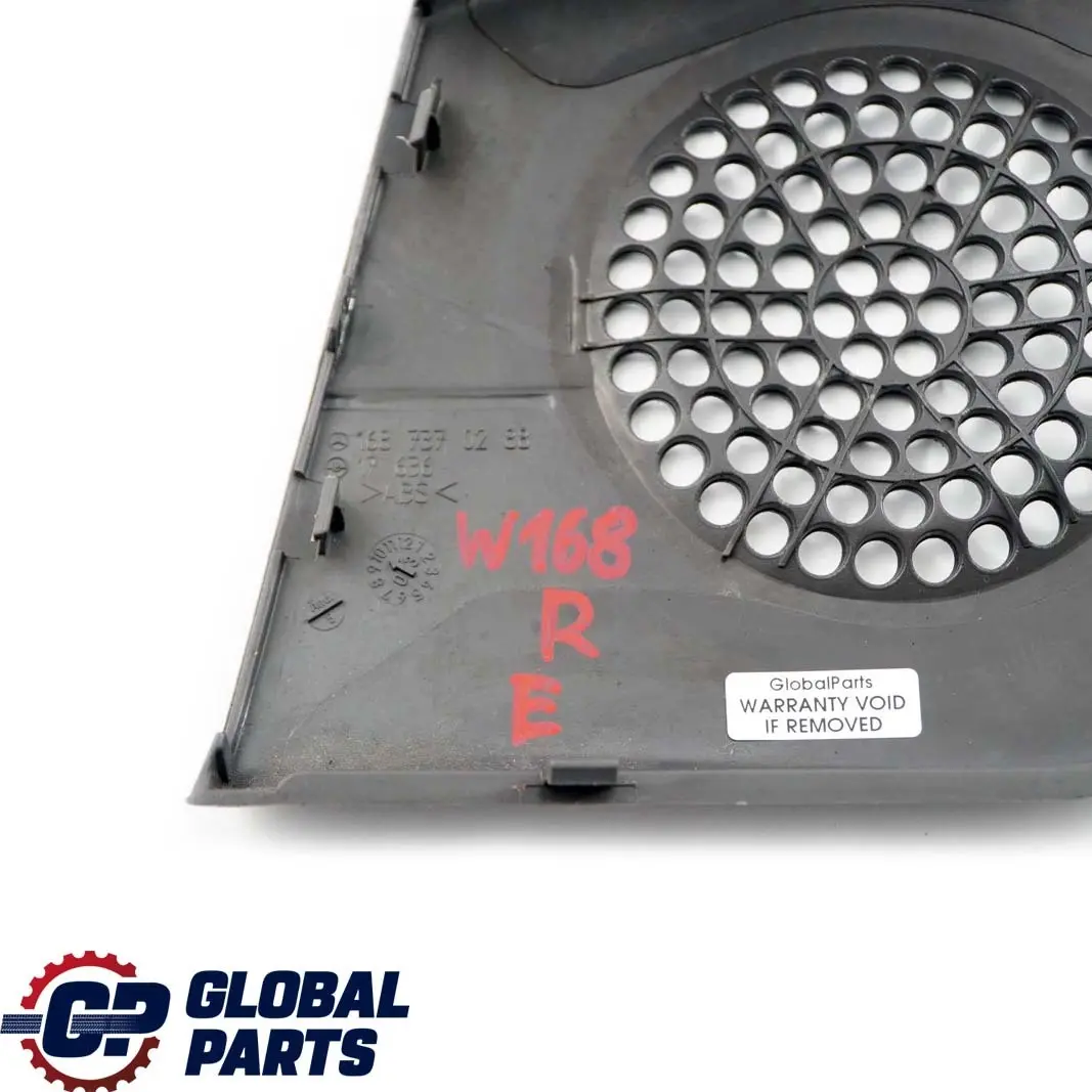 Mercedes-Benz A-Class W168 Door Speaker Cover Trim Rear Right O/S to with Part number A1687370288 Mercedes-Benz A-Class W168 Door Speaker Cover Trim Rear Right O/S - SKU A1687370288 - Part number A1687370288