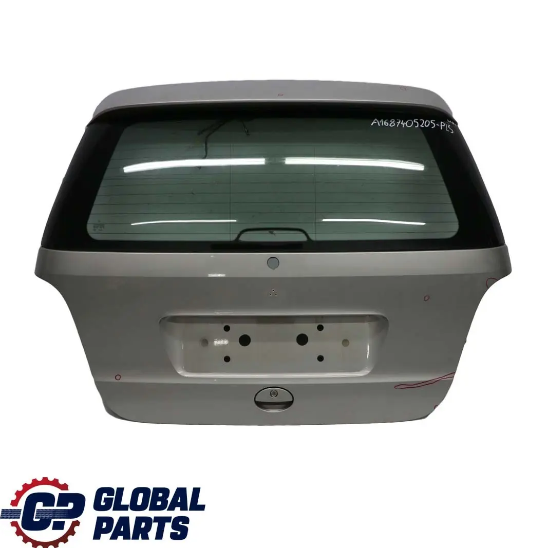  Mercedes-Benz A-Class W168 Boot Trunk Lid Tailgate Polar Silver Metallic - 761 - SKU A1687405205-PLS - Part number A1687405205