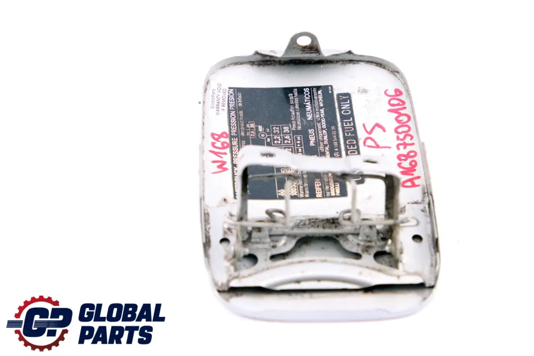 Flap Tank Cap Cover Polar Silver Metallic - 761U to Mercedes W168 Fuel with Part number A1687500106 Mercedes W168 Fuel Flap Tank Cap Cover Polar Silver Metallic - 761U - SKU A1687500106-PS - Part number A1687500106