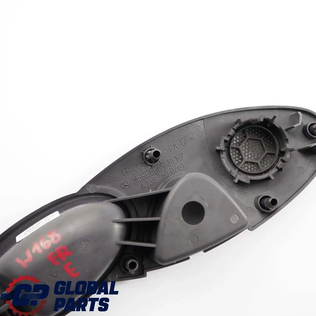 Mercedes-Benz A W168 Interior Tirador Puerta Delantera Derecha Gris para con número de pieza A1687600261 Mercedes-Benz A W168 Interior Tirador Puerta Delantera Derecha Gris - SKU A1687600261 - Número de pieza A1687600261