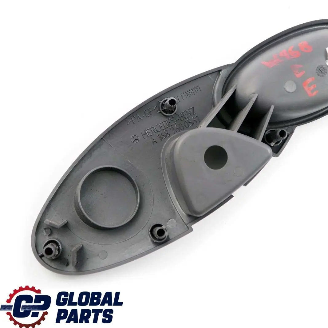 Benz a Class W168 Interno Maniglia Posteriore SX Porta Grau per Mercedes con numero di parte A1687600561 Mercedes Benz a Class W168 Interno Maniglia Posteriore SX Porta Grau - SKU A1687600561 - Numero di parte A1687600561