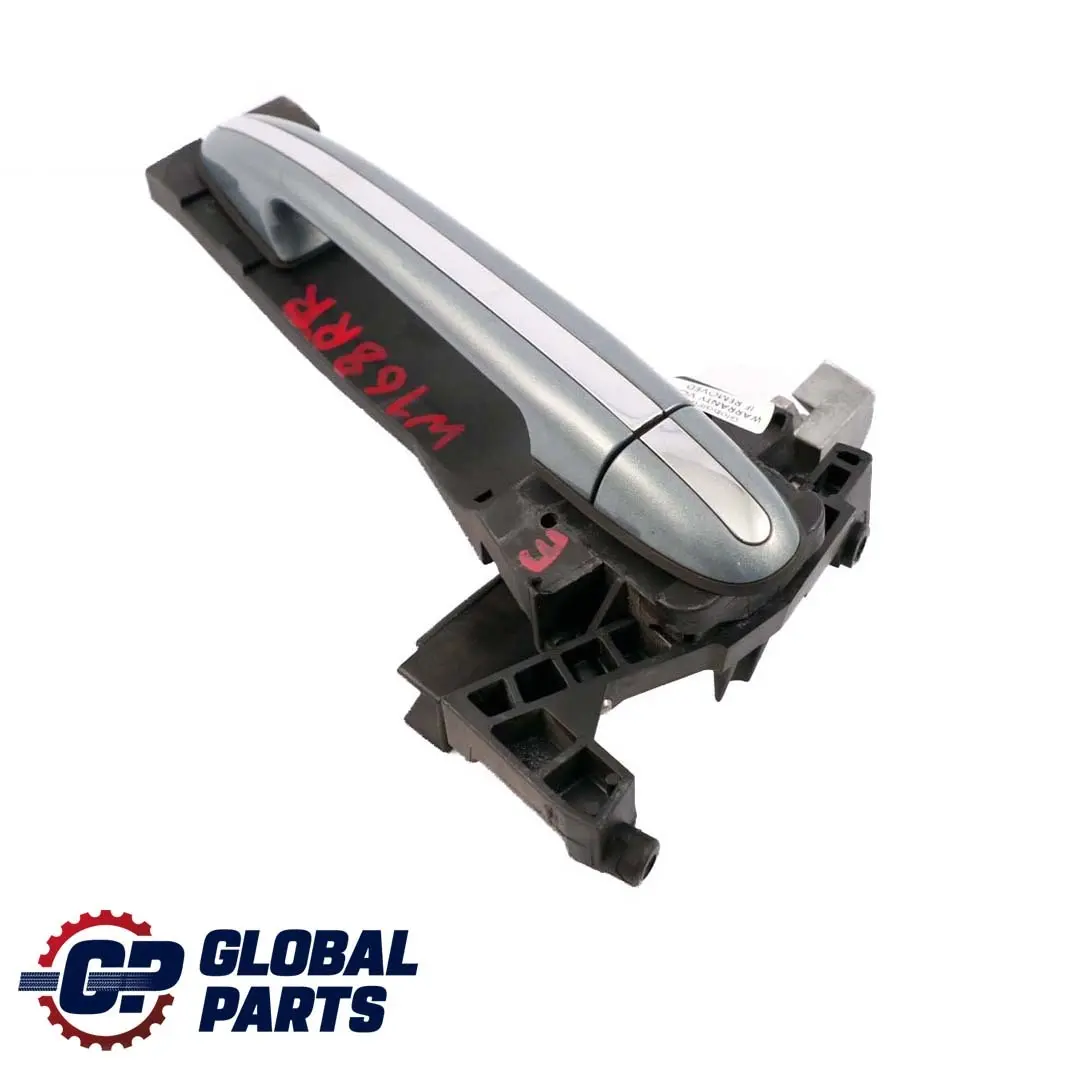 Mercedes-Benz A-Class W168 Rear Right Door O/S Handle Cumulus Grey - 757 to with Part number A1687601634 Mercedes-Benz A-Class W168 Rear Right Door O/S Handle Cumulus Grey - 757 - SKU A1687601634-CUG - Part number A1687601634