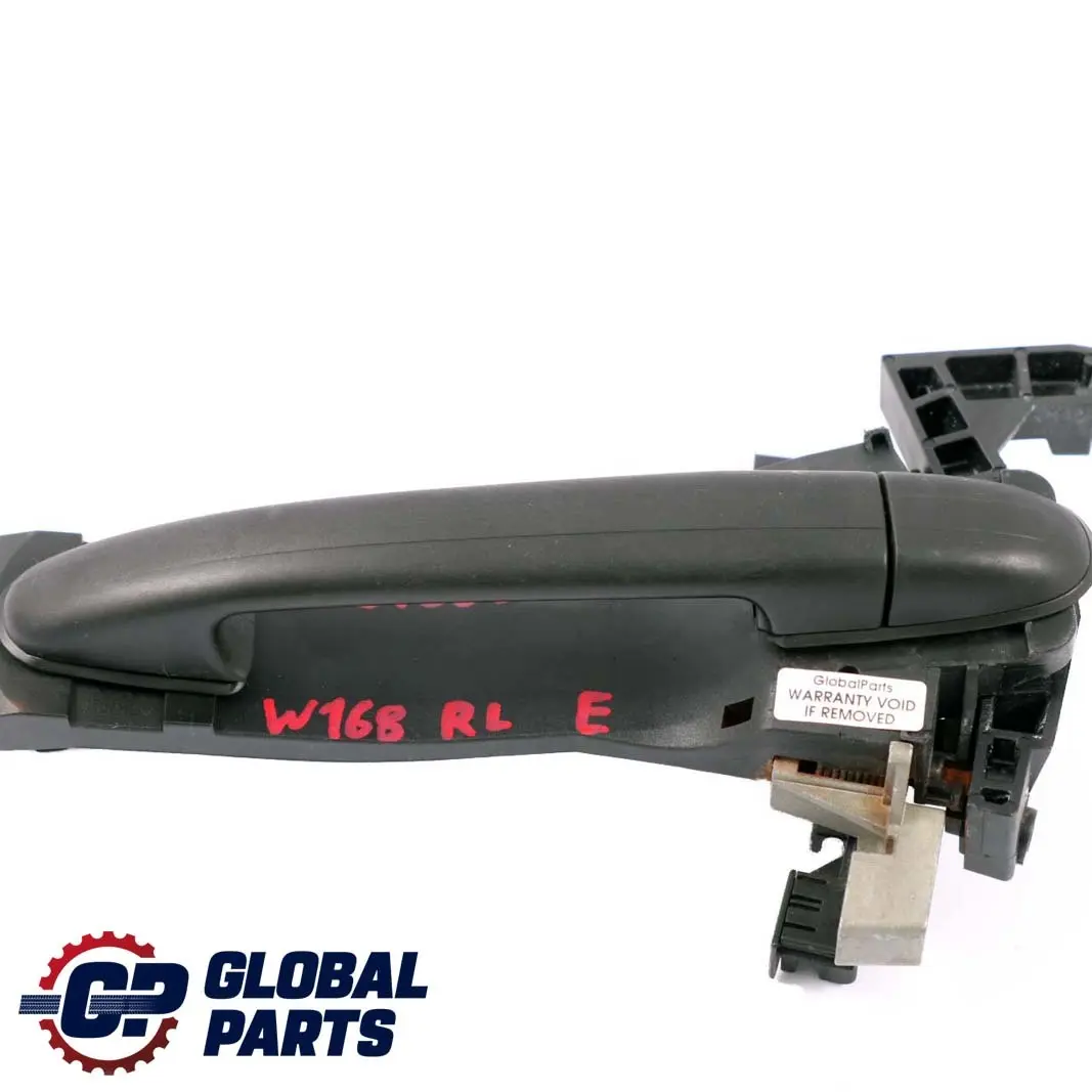 Puerta Trasera Izquierda Tirador Negro Imprimado para Mercedes W168 con número de pieza A1687660001 Mercedes W168 Puerta Trasera Izquierda Tirador Negro Imprimado - SKU A1687660001 - Número de pieza A1687660001