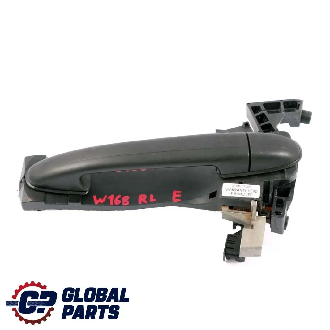 Puerta Trasera Izquierda Tirador Negro Imprimado para Mercedes W168 con número de pieza A1687660001 Mercedes W168 Puerta Trasera Izquierda Tirador Negro Imprimado - SKU A1687660001 - Número de pieza A1687660001