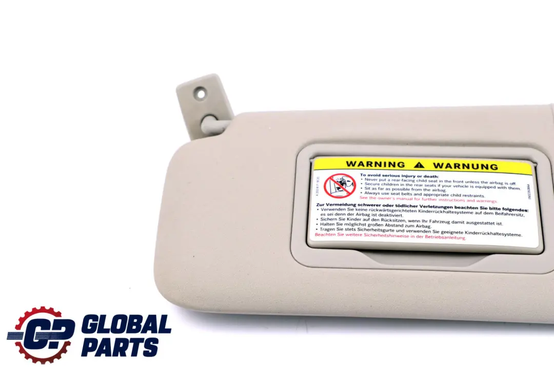 Mercedes-Benz A-Class W168 Sun Visor Cover Left N/S Grey - SKU A1688100110 - Part number A1688100110