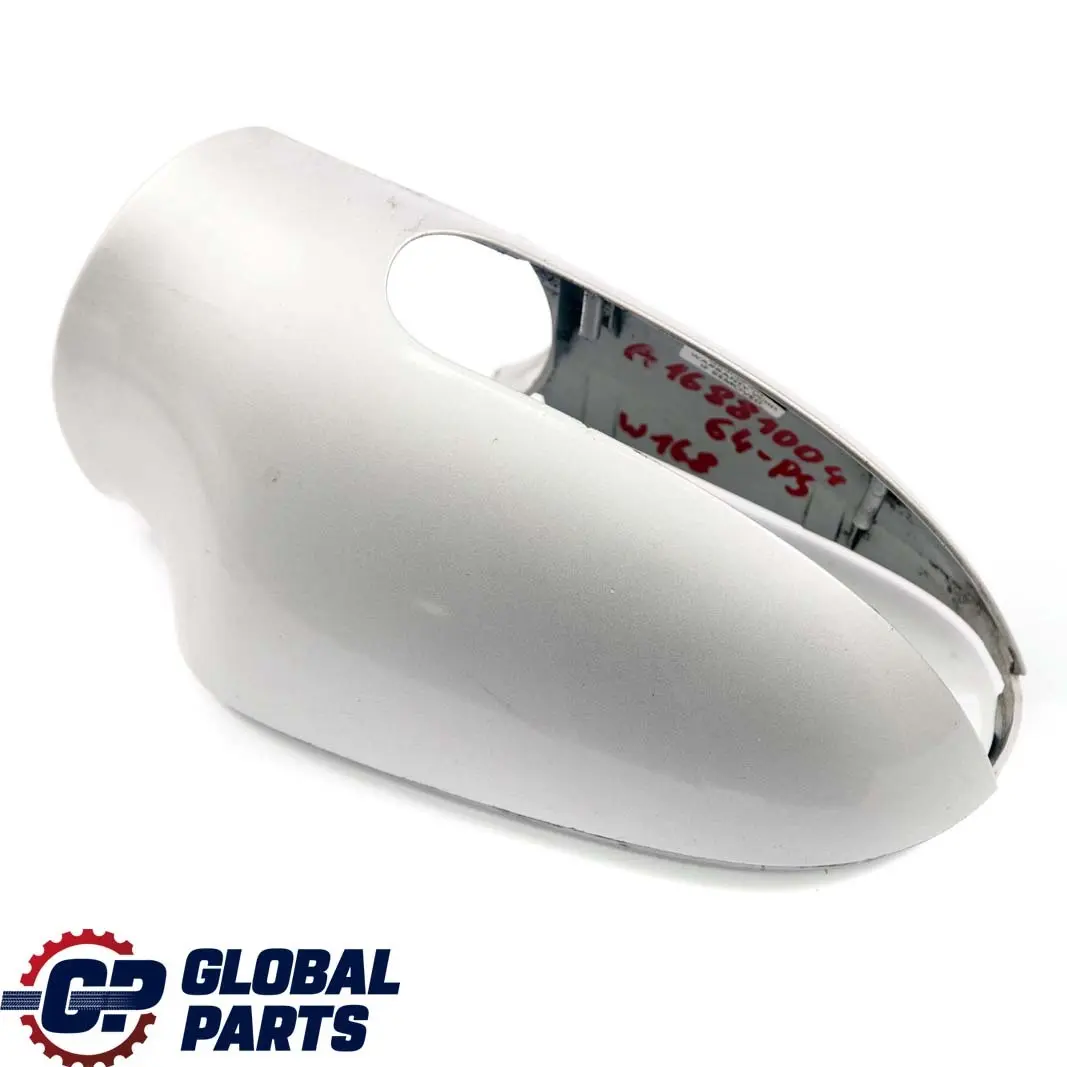 Mercedes-Benz A-Class W168 Right O/S Cover Wing Mirror Housing Polar Silver 761 to with Part number A1688100464 Mercedes-Benz A-Class W168 Right O/S Cover Wing Mirror Housing Polar Silver 761 - SKU A1688100464-PS - Part number A1688100464