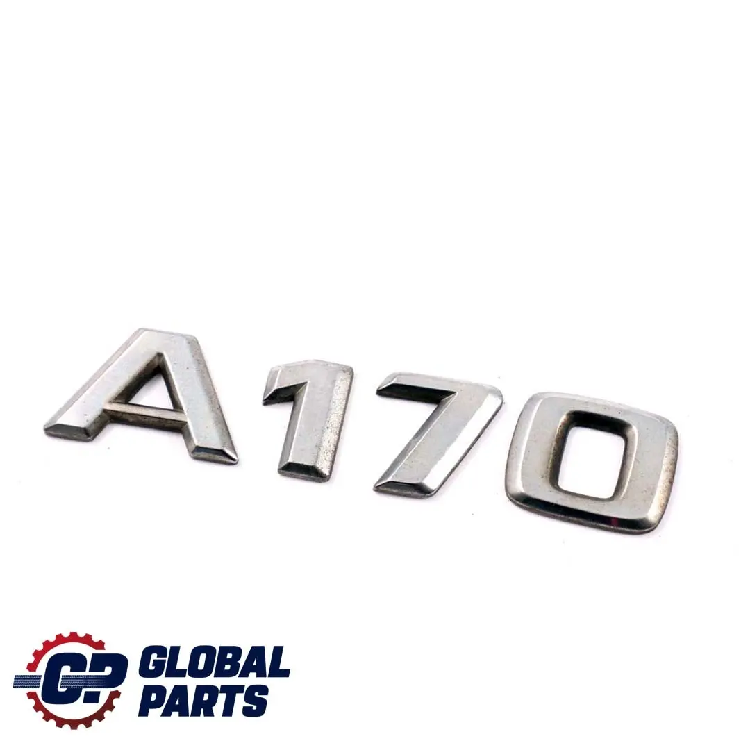 Mercedes-Benz A-Klasse W168 Emblem Hinten Schriftzug Logo A170 für mit Teilenummer A1688170015 Mercedes-Benz A-Klasse W168 Emblem Hinten Schriftzug Logo A170 - SKU A1688170015 - Teilenummer A1688170015