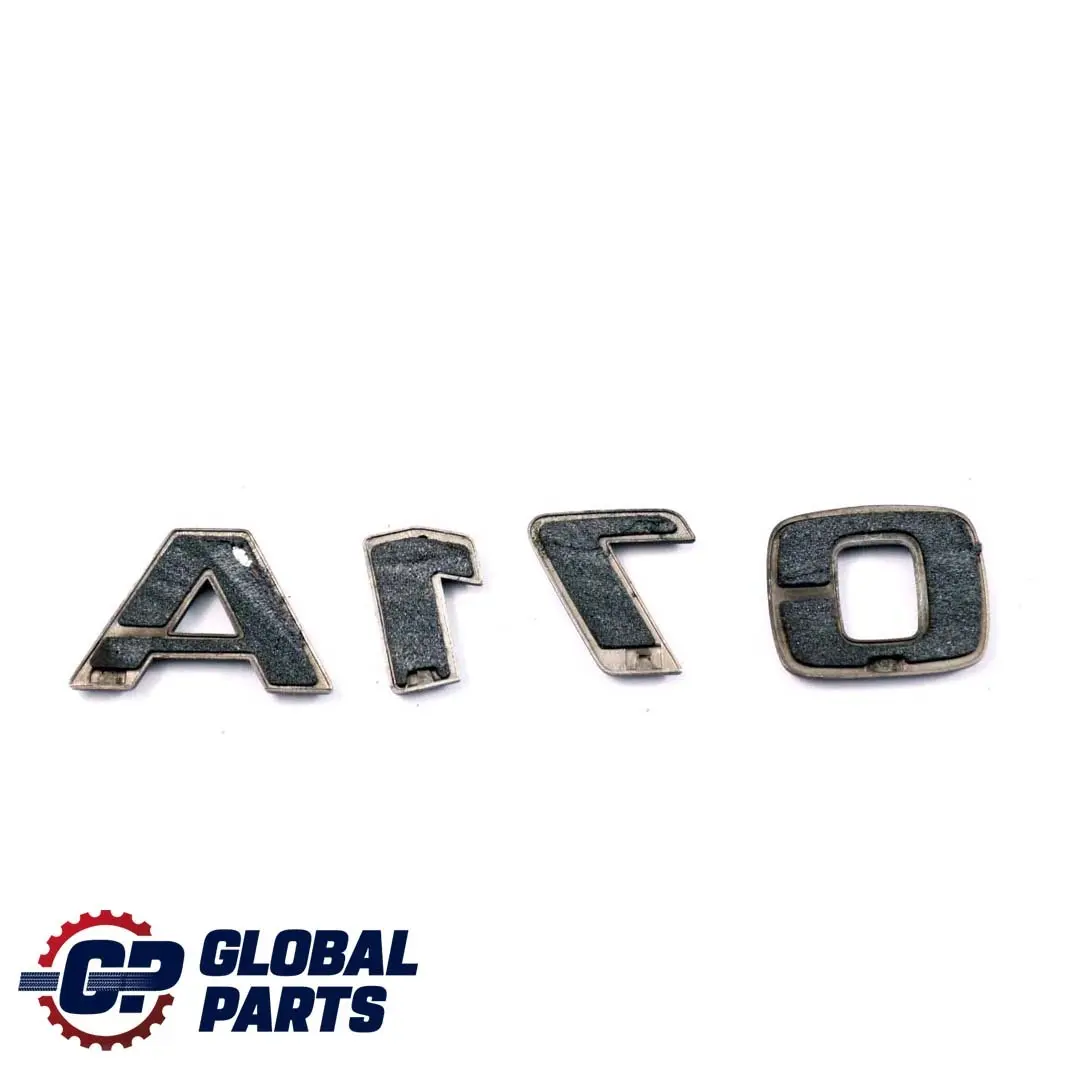 Mercedes-Benz A-Class W168 Rear Trunk Tailgate Adhered Emblem Lettering A170 to with Part number A1688170015 Mercedes-Benz A-Class W168 Rear Trunk Tailgate Adhered Emblem Lettering A170 - SKU A1688170015 - Part number A1688170015