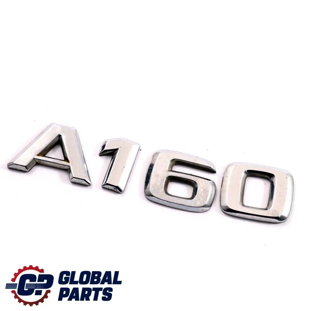 Mercedes-Benz A-Klasse W168 Emblem Hinten Schriftzug Logo A160 für mit Teilenummer A1688170115 Mercedes-Benz A-Klasse W168 Emblem Hinten Schriftzug Logo A160 - SKU A1688170115 - Teilenummer A1688170115