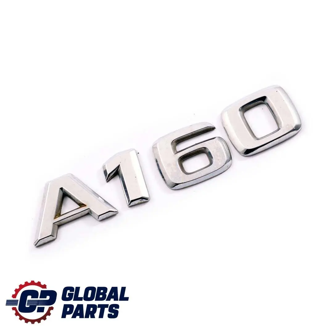 Mercedes-Benz A-Klasse W168 Emblem Hinten Schriftzug Logo A160 für mit Teilenummer A1688170115 Mercedes-Benz A-Klasse W168 Emblem Hinten Schriftzug Logo A160 - SKU A1688170115 - Teilenummer A1688170115