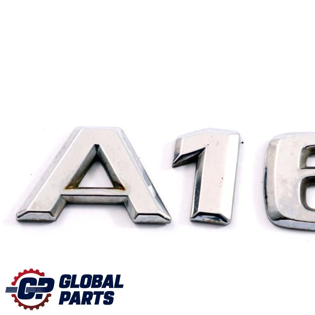  Mercedes-Benz A-Class W168 Rear Trunk Tailgate Adhered Emblem Lettering A160 - SKU A1688170115 - Part number A1688170115