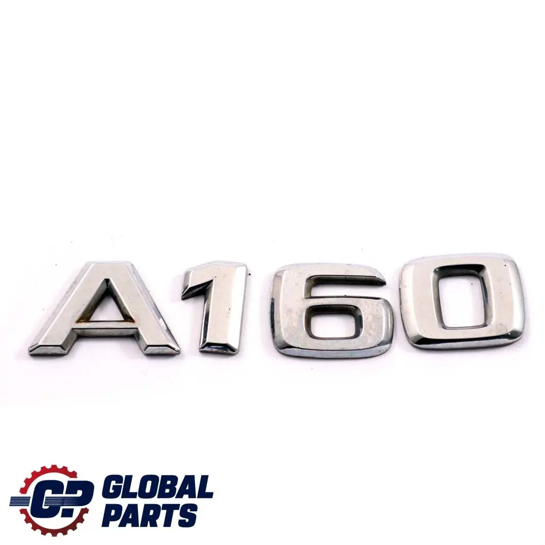  Mercedes-Benz A-Class W168 Rear Trunk Tailgate Adhered Emblem Lettering A160 - SKU A1688170115 - Part number A1688170115