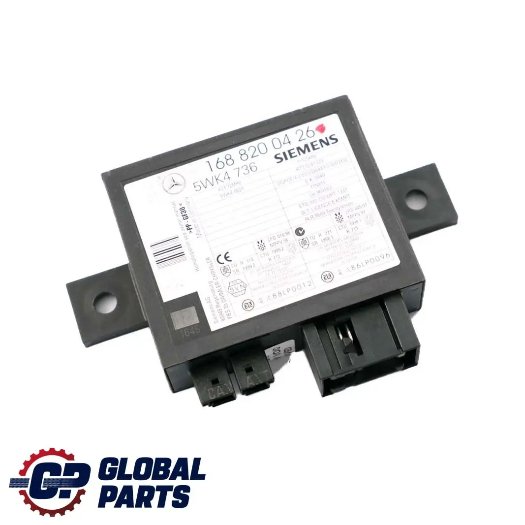 Mercedes-Benz A-Class W168 Immobilizer Control Unit Module ECU to with Part number A1688200426 Mercedes-Benz A-Class W168 Immobilizer Control Unit Module ECU - SKU A1688200426-1 - Part number A1688200426