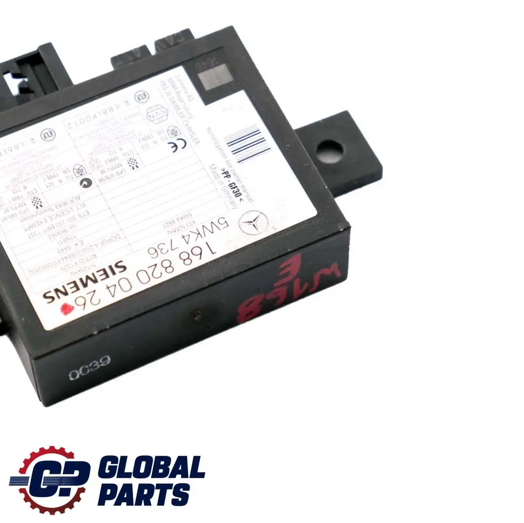 Mercedes W168 Modulo De Unidad De Control del Inmovilizador ECU - SKU A1688200426-1 - Número de pieza A1688200426