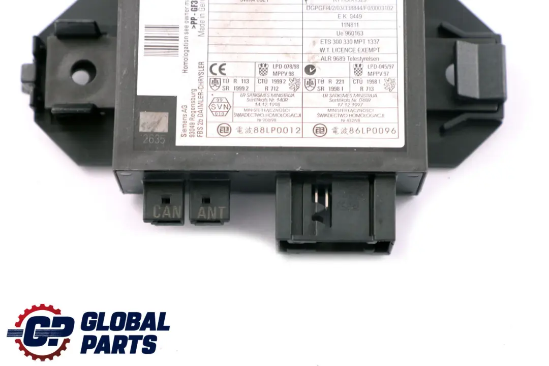 Immobilizer Control Unit Module ECU to Mercedes W168 with Part number A1688200426 Mercedes W168 Immobilizer Control Unit Module ECU - SKU A1688200426 - Part number A1688200426