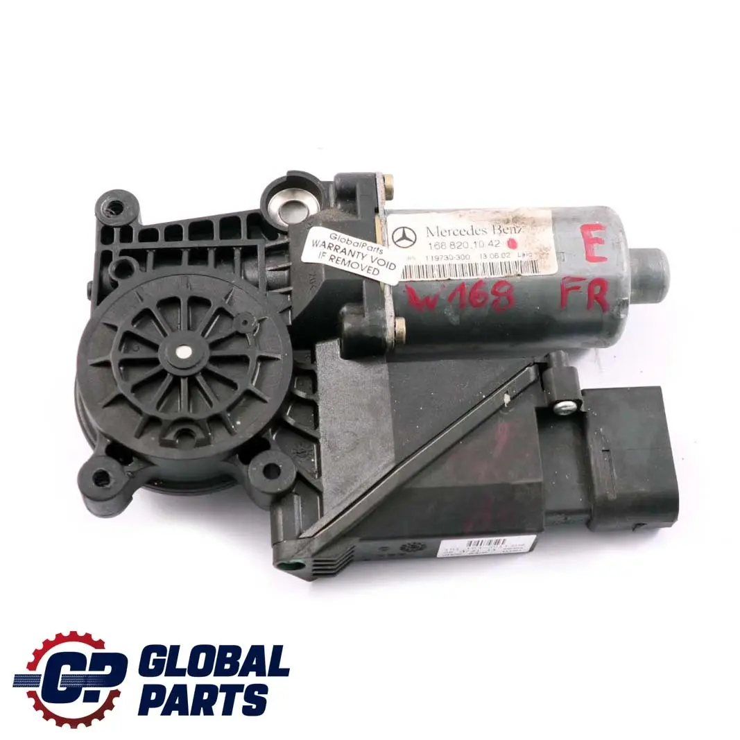 elevalunas el?ctrico puerta delantera derecha Mercedes A W168 para Motor con número de pieza A1688201042 Motor elevalunas el?ctrico puerta delantera derecha Mercedes A W168 - SKU A1688201042 - Número de pieza A1688201042