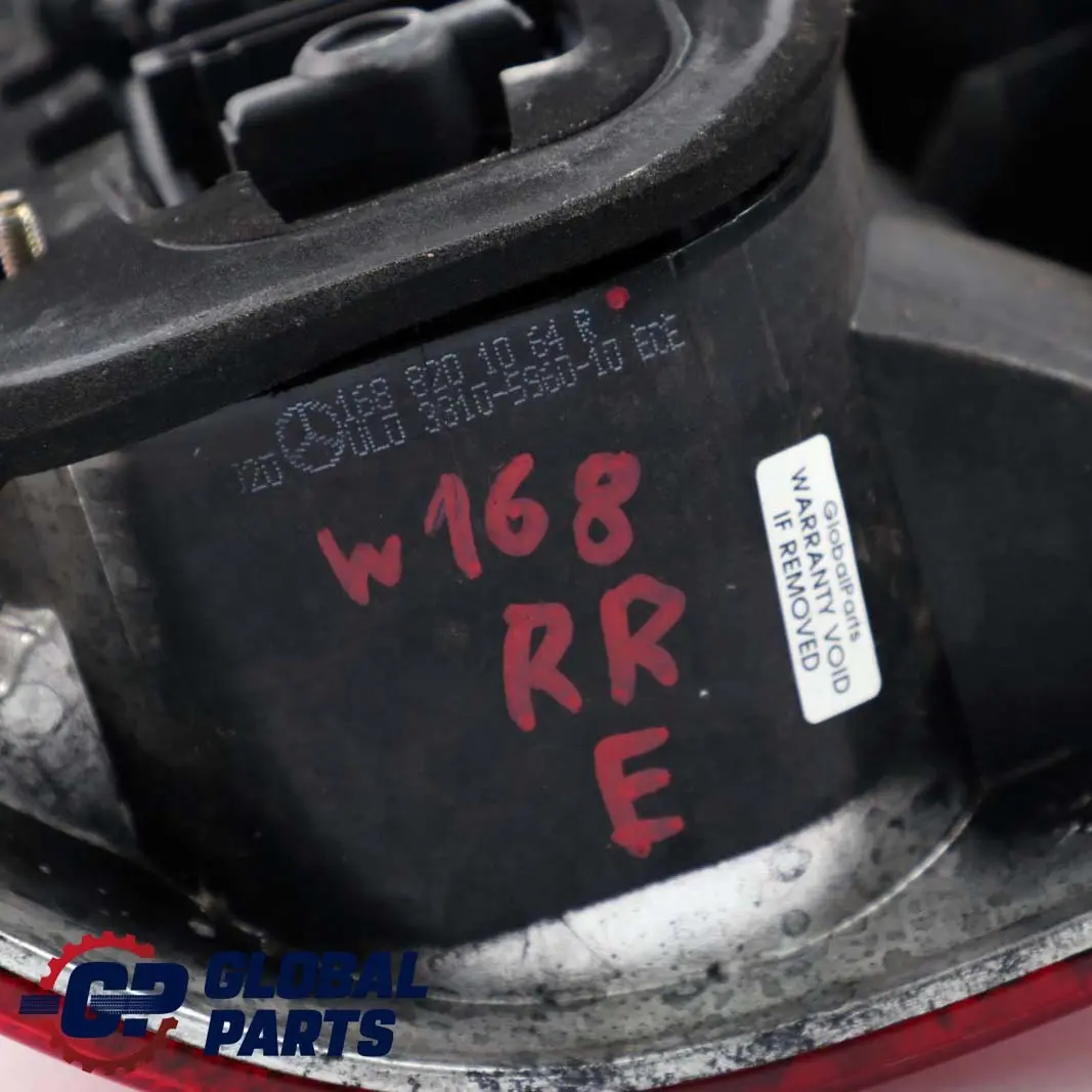  Mercedes-Benz Clase A W168 Luz trasera derecha Panel lateral - SKU A1688201064 - Número de pieza A1688201064