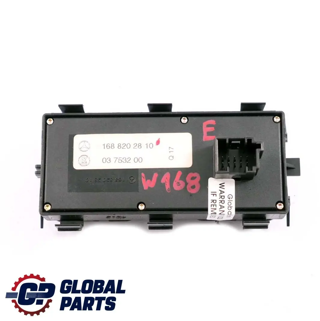  Mercedes-Benz A W168 Switch Electric Window Regulator Driver's Side - SKU A1688202810 - Part number A1688202810