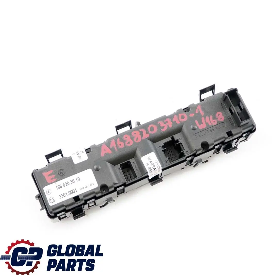 Mercedes-Benz A W168 1 Mehrfachschalter Schalterleiste Mitte für mit Teilenummer A1688203710 Mercedes-Benz A W168 1 Mehrfachschalter Schalterleiste Mitte - SKU A1688203710-1 - Teilenummer A1688203710