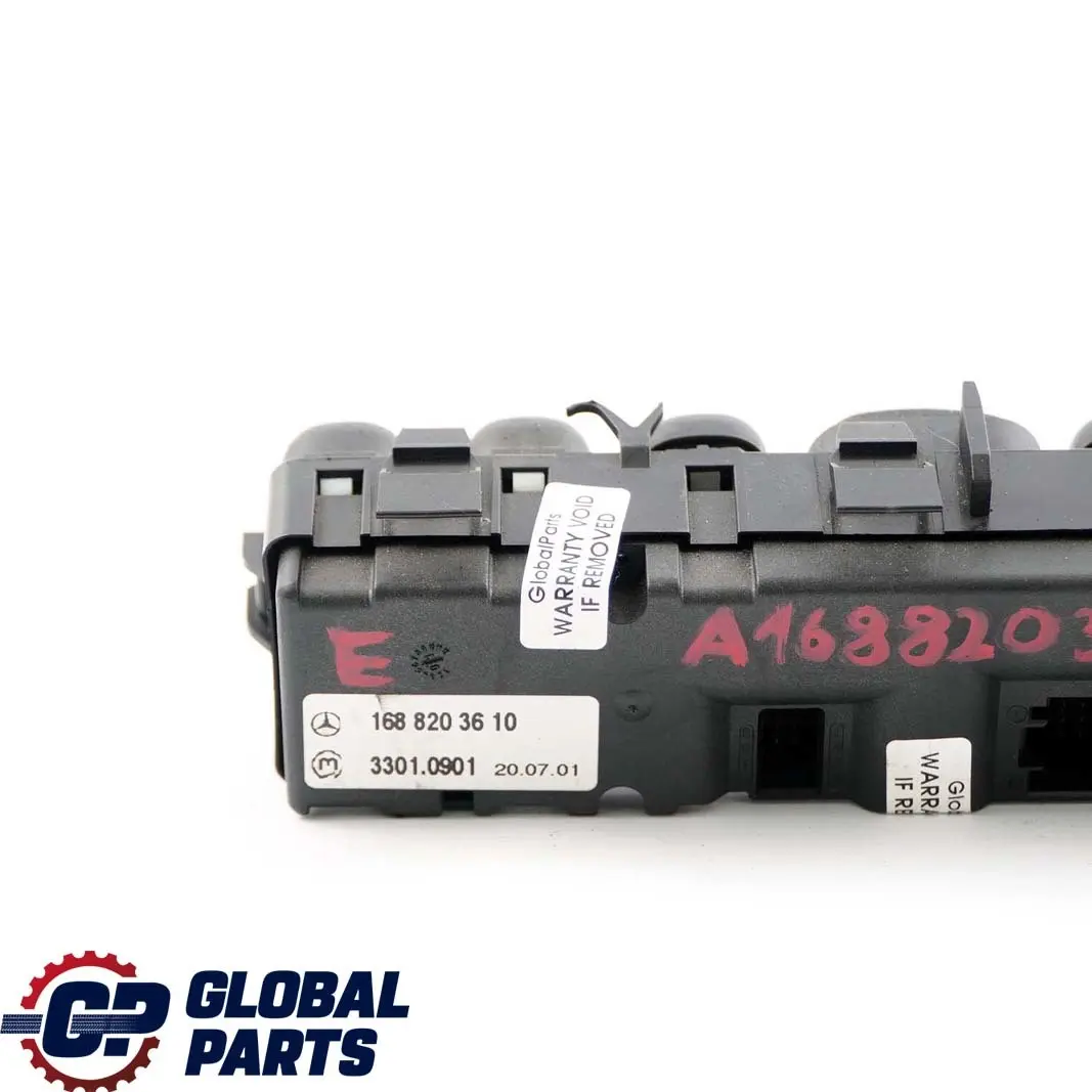 Mercedes-Benz A-Class W168 1 Multifunctional Control Switch Panel to with Part number A1688203710 Mercedes-Benz A-Class W168 1 Multifunctional Control Switch Panel - SKU A1688203710-1 - Part number A1688203710