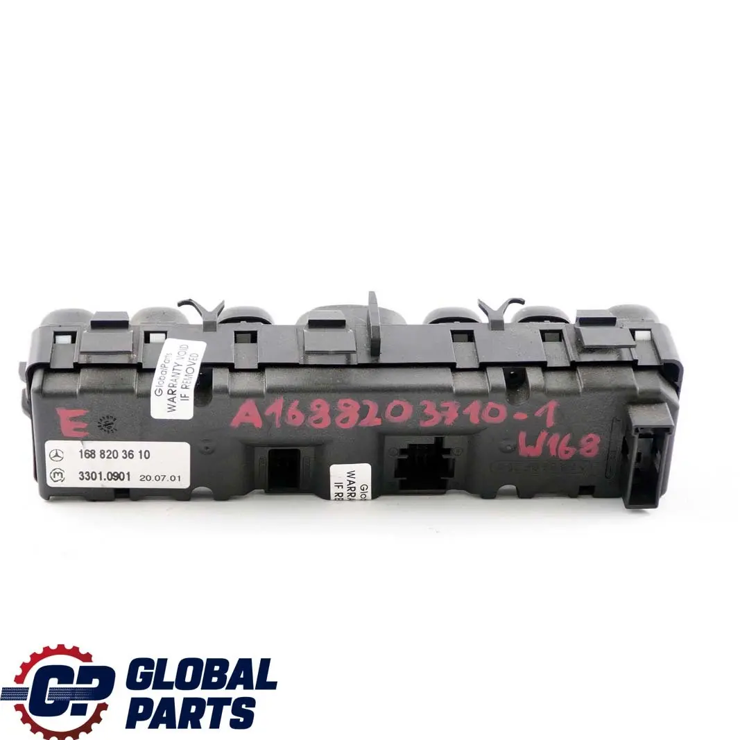 Mercedes-Benz A W168 1 Mehrfachschalter Schalterleiste Mitte für mit Teilenummer A1688203710 Mercedes-Benz A W168 1 Mehrfachschalter Schalterleiste Mitte - SKU A1688203710-1 - Teilenummer A1688203710